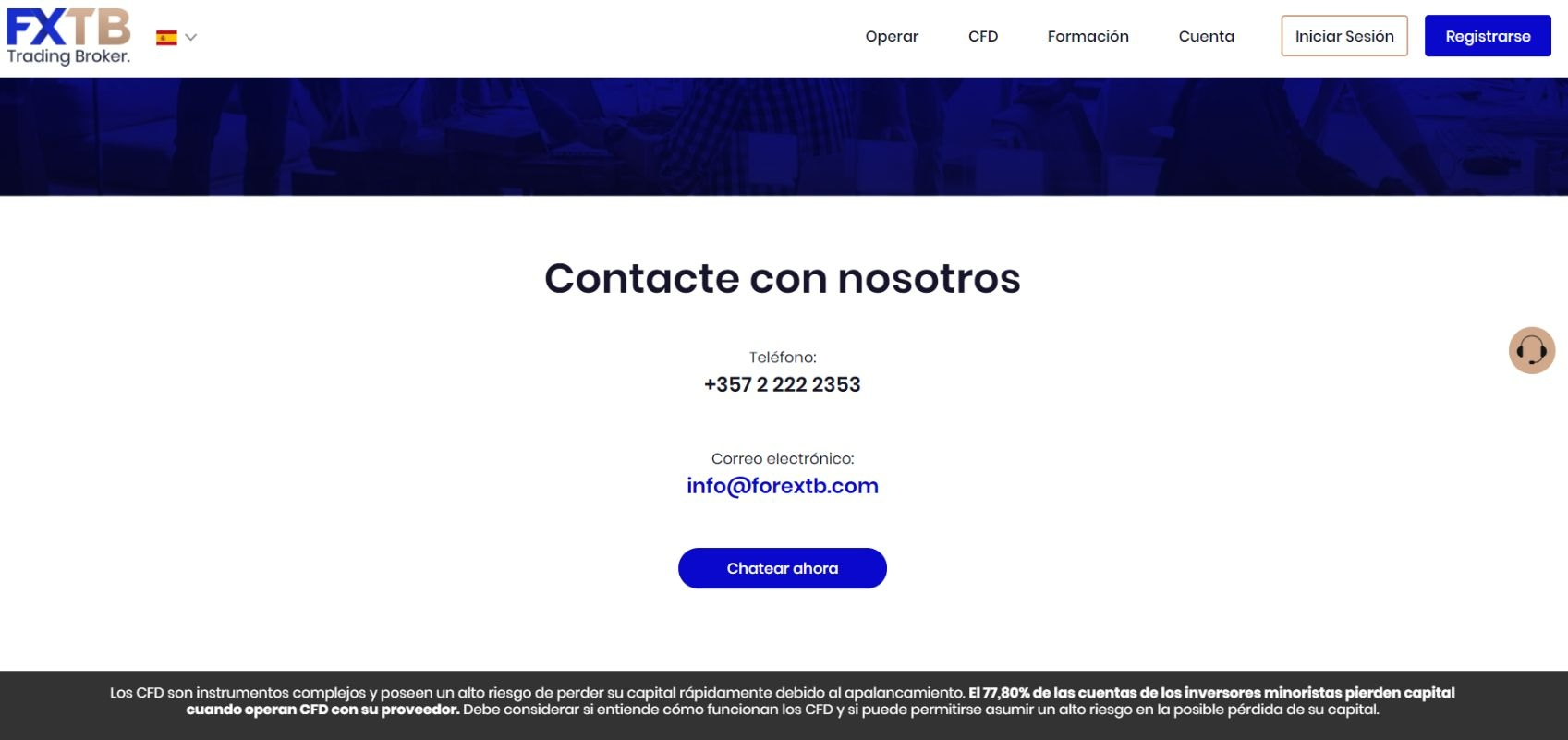 Centro de ayuda a clientes de FXTB